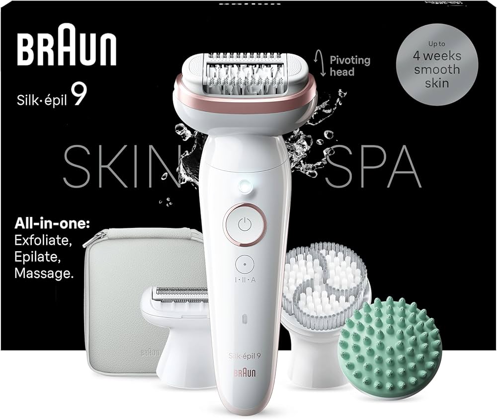 Braun Silk-épil 9 SkinSpa coffret complet avec tous les accessoires
