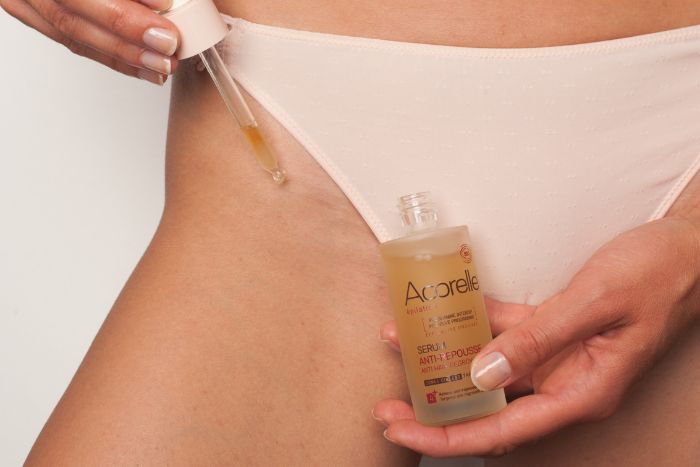 Crème apaisante après épilation intime